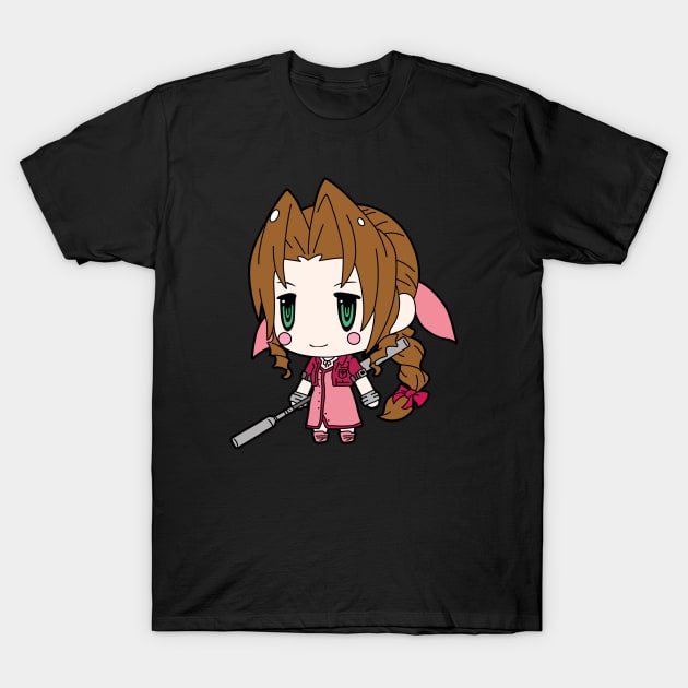 Cute Aerith T-Shirt by JamesCMarshall